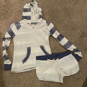Vintage Havana Blue and White Kids Matching Set